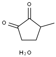 3-Methylcyclopentane-1,2-dione hydrate 구조식 이미지