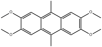 9,10-diMethyl-2,3,6,7-tetraMethoxy-anthracene 구조식 이미지
