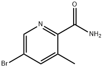 5-BroMo-3-Methylpyridine-2-carboxaMide 구조식 이미지