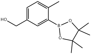 (4-Methyl-3-(4,4,5,5-tetraMethyl-1,3,2-dioxaborolan-2-yl)phenyl)Methanol Structure