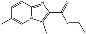 Ethyl 3,6-diMethyliMidazo[1,2-a]pyridine-2-carboxylate 구조식 이미지
