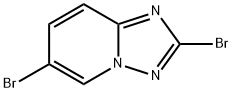 2,6-DibroMo-[1,2,4]triazolo[1,5-a]pyridine 구조식 이미지