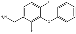 BenzeneMethanaMine, 2,4-difluoro-3-phenoxy- 구조식 이미지