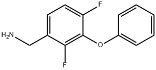 BenzeneMethanaMine, 2,4-difluoro-3-phenoxy- Structure