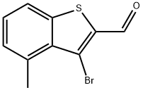 3-BroMo-4-Methylbenzo[b]thiophene-2-carbaldehyde 구조식 이미지