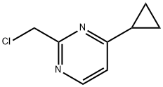 2-(chloroMethyl)-4-cyclopropylpyriMidine 구조식 이미지
