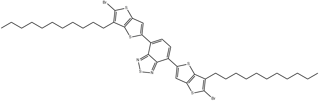 4,7-bis(5-broMo-6-undecylthieno[3,2-b]thiophen-2-yl)benzo[c][1,2,5]thiadiazole Structure