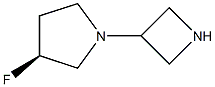 (3S)-1-(3-Azetidinyl)-3-fluoro-Pyrrolidine Structure