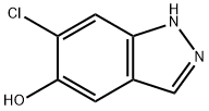 6-Chloro-5-hydroxy-1H-indazole 구조식 이미지