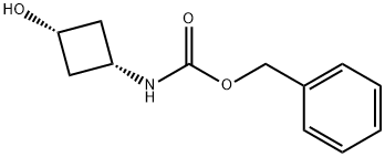 cis-Benzyl 3-hydroxycyclobutylcarbaMate 구조식 이미지