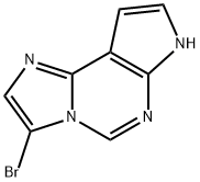 3-broMo-7H-IMidazo[1,2-c]pyrrolo[3,2-e]pyriMidine 구조식 이미지