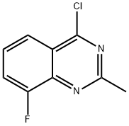 4-chloro-8-fluoro-2-Methyl-quinazoline 구조식 이미지