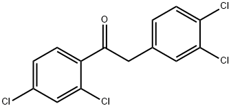1-(2,4-dichlorophenyl)-2-(3,4-dichlorophenyl)ethanone Structure