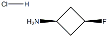 cis-3-FluorocyclobutanaMine hydrochloride Structure