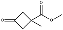 Methyl 3-oxo-1-Methyl-cyclobutanecarboxylate 구조식 이미지