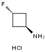 trans-3-FluorocyclobutanaMine hydrochloride Structure