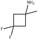 3,3-Difluoro-1-MethylcyclobutanaMine hydrochloride Structure