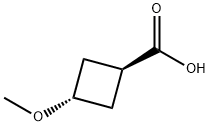 trans-3-Methoxycyclobutanecarboxylic acid Structure