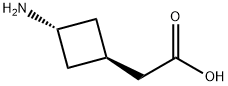 trans-(3-AMinocyclobutyl)acetic acid hydrochloride 구조식 이미지