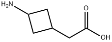 (3-AMinocyclobutyl)acetic acid 구조식 이미지