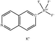 PotassiuM trifluoro(isoquinolin-6-yl)borate Structure