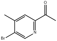 1-(5-BroMo-4-Methylpyridin-2-yl)ethanone Structure