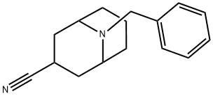 9-아자비시클로[3.3.1]노난-3-카르보니트릴,9-(페닐메틸)- 구조식 이미지