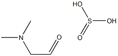2-(DiMethylaMino)acetaldehyde sulfite 구조식 이미지
