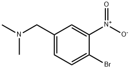 N,N-DiMethyl 4-broMo-3-nitrobenzylaMine 구조식 이미지