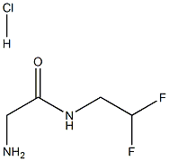 2-aMino-N-(2,2-difluoroethyl)acetaMide hydrochloride Structure