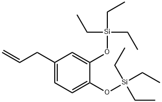 (4-allyl-1,2-phenylene)bis(oxy)bis(triethylsilane) 구조식 이미지