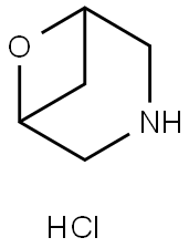 6-Oxa-3-azabicyclo[3.1.1]heptane hydrochloride 구조식 이미지