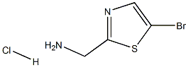 5-BroMothiazole-2-MethanaMine hydrochloride (1:1) 구조식 이미지