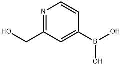 2-(HydroxyMethyl)pyridine-4-boronic acid Structure