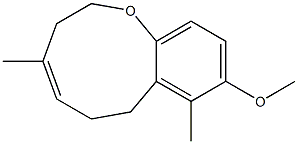 1-Benzoxonin, 2,3,6,7-tetrahydro-9-Methoxy-4,8-diMethyl-, (4Z)- Structure