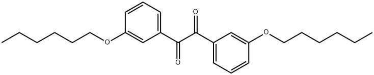 1,2-bis(3-(hexyloxy)phenyl)ethane-1,2-dione Structure