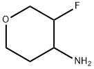 3-Fluorotetrahydro-2H-pyran-4-aMine 구조식 이미지