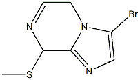 3-broMo-8-(Methylthio)-5,8-dihydroiMidazo[1,2-a]pyrazine 구조식 이미지