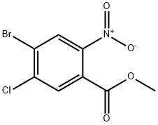 2-Nitro-4-bromo-5-chlorobenzoic acid methyl ester Structure