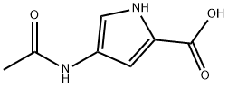 4-AcetylaMino-1H-pyrrole-2-carboxylic acid Structure