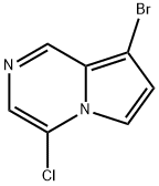 8-BroMo-4-chloropyrrolo[1,2-a]pyrazine 구조식 이미지