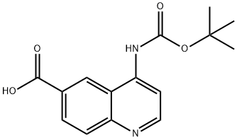 1416439-80-9 4-(tert-butoxycarbonylaMino)quinoline-6-carboxylic acid
