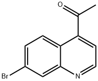 1-(7-broMoquinolin-4-yl)ethanone 구조식 이미지