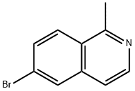 6-BroMo-1-Methylisoquinoline 구조식 이미지