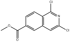 Methyl 1,3-dichloroisoquinoline-6-carboxylate Structure