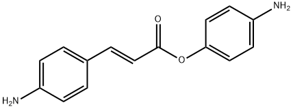 2-Propenoic acid, 3-(4-aMinophenyl)-, 4-aMinophenyl ester, (2E)- 구조식 이미지