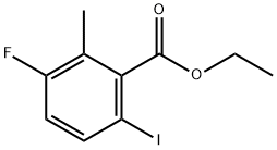 Ethyl 3-fluoro-6-iodo-2-Methylbenzoate Structure