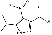 5-Isopropyl-4-nitro-1H-pyrazol-3-carboxylic acid 구조식 이미지