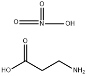 Beta-Alanine Nitrate 1:1 Structure