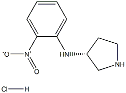 (2-Nitro-phenyl)-(R)-pyrrolidin-3-yl-aMine hydrochloride Structure